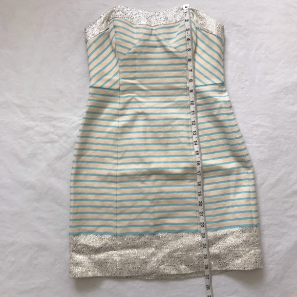 Lilly Pulitzer Remi Strapless Blue Horizon Mini Dress - Picture 6 of 13